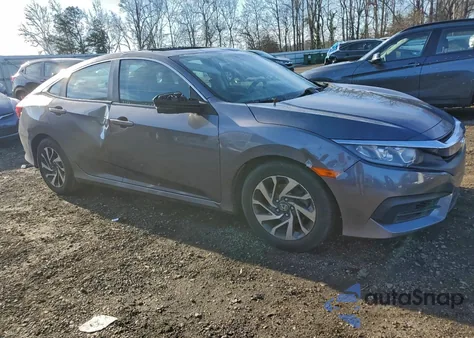 2018 Honda Civic Ex из США, поврежденный, VIN 2HGFC2F75JH576344